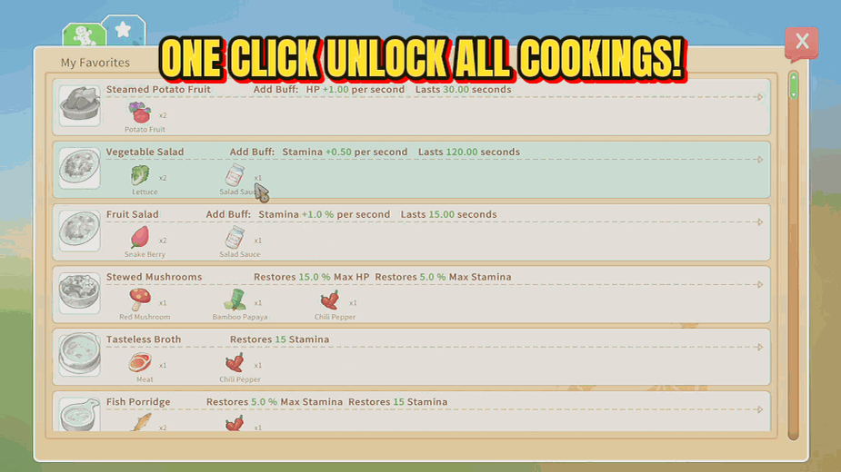 My Time at Portia — Recipe Master (screenshot 2)